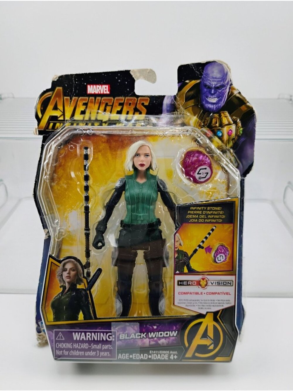 Marvel Avengers Infinity War Black Widow Figure Age 4+ Hero Vision